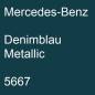 Preview: Mercedes-Benz, Denimblau Metallic, 5667.